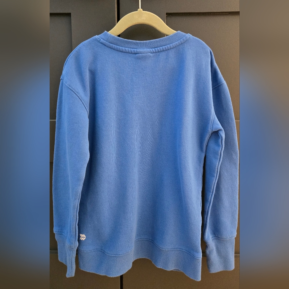 All in Motion Girl's Blue Crewneck Sweatshirt - Picture 3 of 3